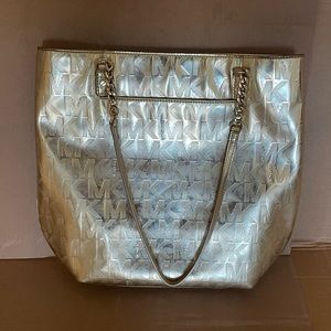 Gold Metallic Michael Kors Bag